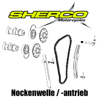 SHERCO SEF Nockenwelle / Nockenwellenantrieb Ersatzteile