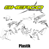 SHERCO SE-R SEF-R Plastik